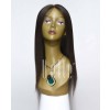 Silky Straight 100% Best Peruvian Virgin Hair Lace Front Wig In Stock